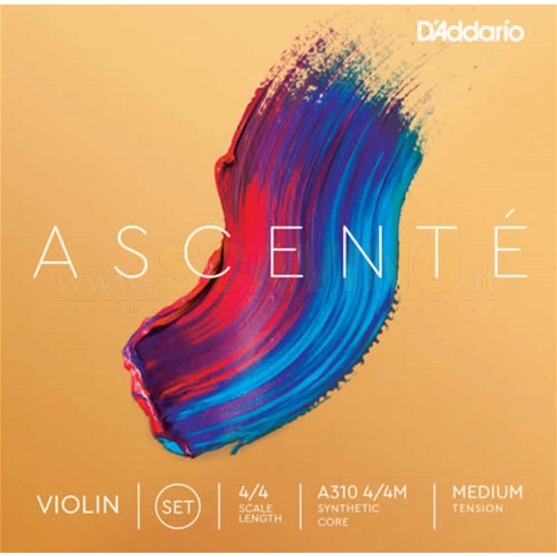 D'Addario A310 4/4M Set Corde per Violino Ascenté