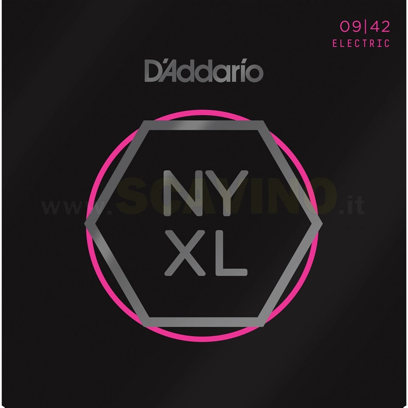 D'addario NYXL 09-42 Nickel Set Corde Chitarra Elettrica