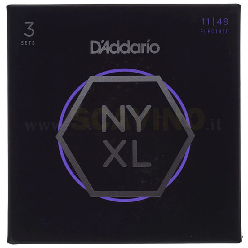 D'addario NYXL 11-49 Nickel Set Corde Chitarra Elettrica
