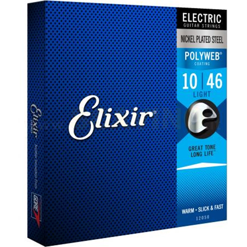 Elixir 12050 Nickel Plated Steel Polyweb Corde Chitarra Elettrica 10-46