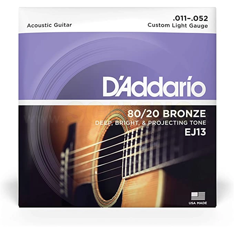 D'addario EJ13 Set corde acustica 11-52 Bronze