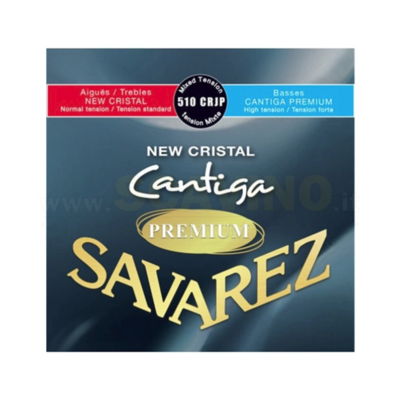 Savarez 510CRJP Corde per chitarra classica New Cristal Cantiga Premium