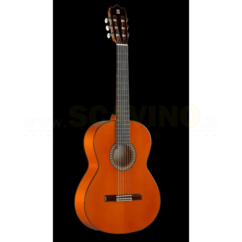 Alhambra 4F Chitarra Flamenco Massello con golpeador con borsa