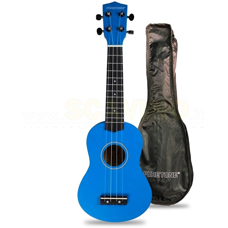 PURE TONE Ukulele Soprano Blu by Flight