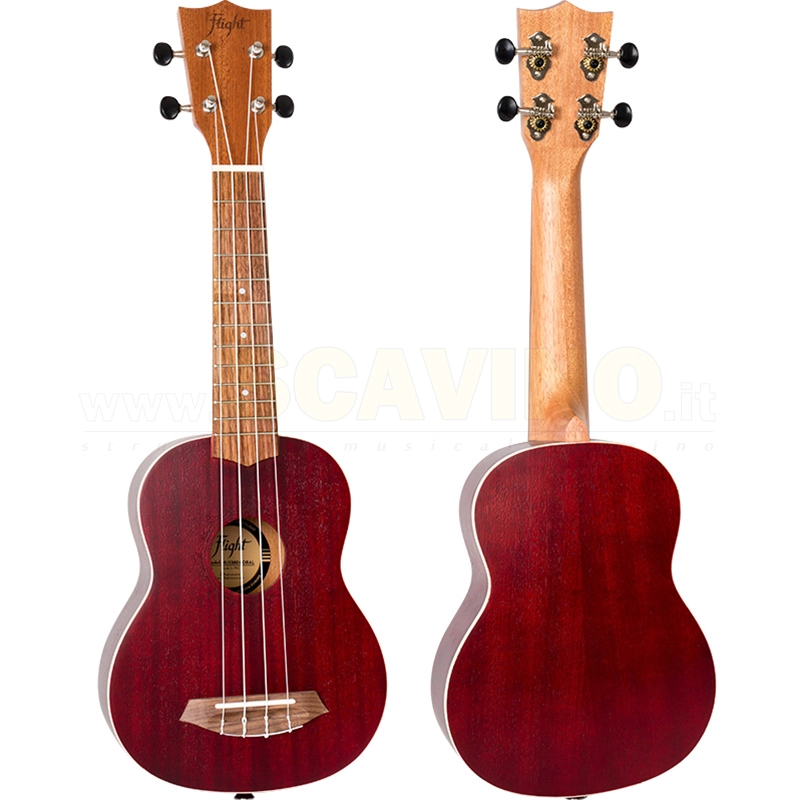 Flight NUS380 Coral Ukulele Soprano Gemstone