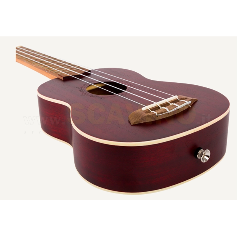 Flight NUS380 Coral Ukulele Soprano Gemstone