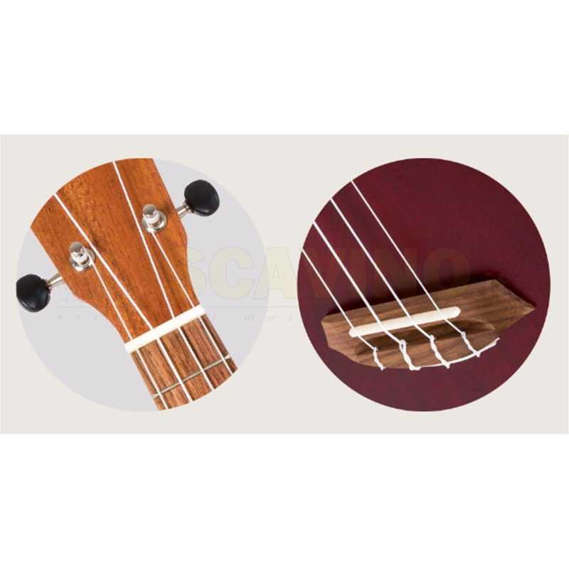 Flight NUS380 Coral Ukulele Soprano Gemstone