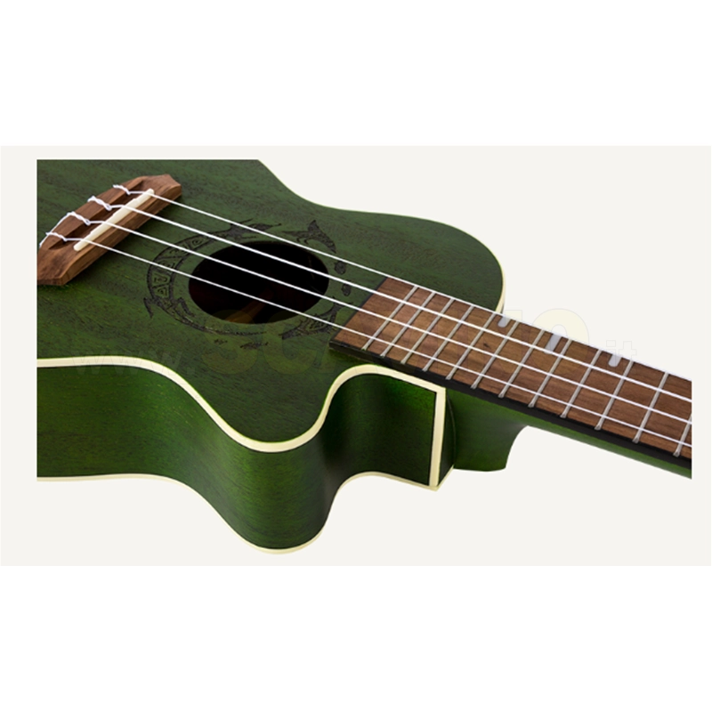 Flight DUC380 CEQ JADE Ukulele Concerto EQ Gemstone ALMDUC380JCEQ