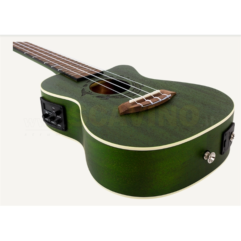 Flight DUC380 CEQ JADE Ukulele Concerto EQ Gemstone ALMDUC380JCEQ