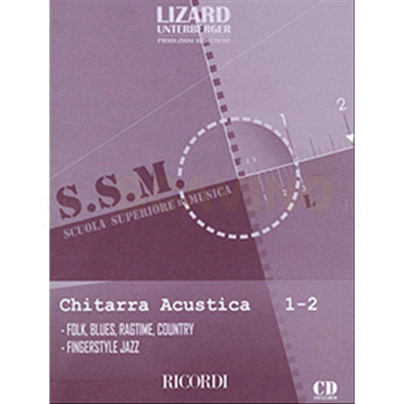 Lizard Chitarra acustica 1-2 folk, blues, ragtime, country, fingerstyle jazz
