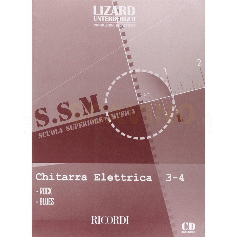 Lizard Chitarra elettrica 3-4 rock, blues