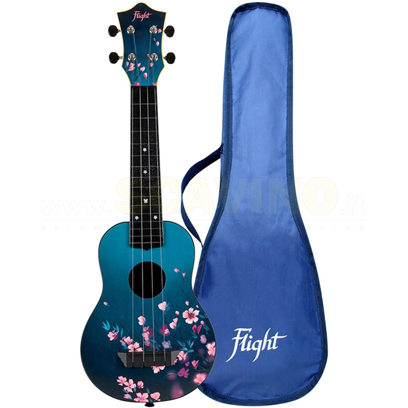 Flight TUS32 Ukulele Soprano Travel Sakura