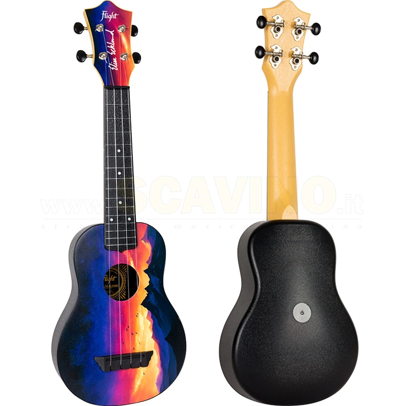 Flight TUSEE Ukulele Soprano Sunset Elise Ecklund