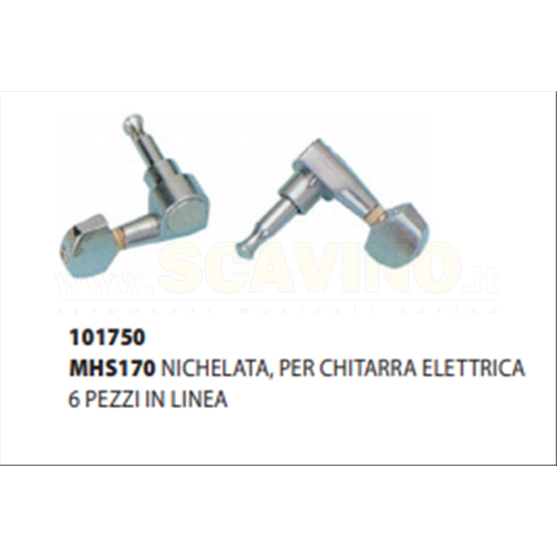 Meccaniche per Chitarra Diecast 6 in linea