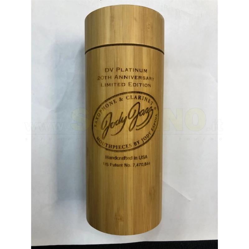 Jody Jazz DV 20th Anniversary Platinum Limited Edition Bocchino in Metallo per Sax Tenore 7*