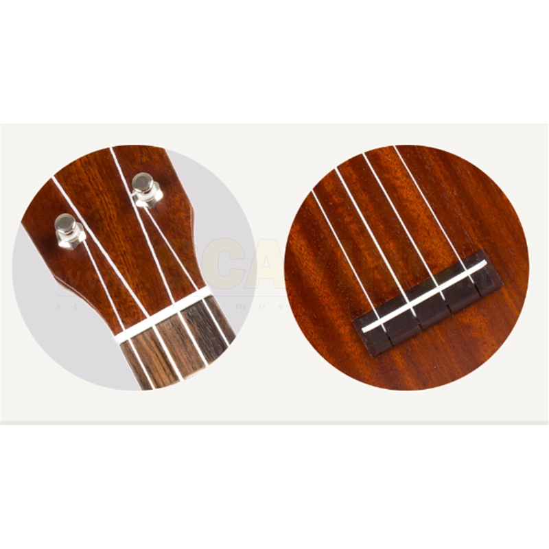 Flight MUS2 Ukulele Soprano Heritage tutto massello
