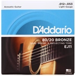 D'Addario EJ11 Corde Chitarra Acustica 12-53 Bronze