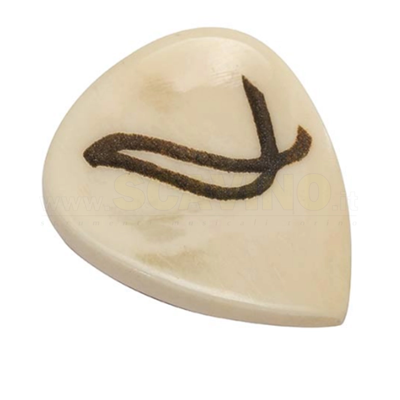 Wambooka Plettro Nativo in Osso Bianco