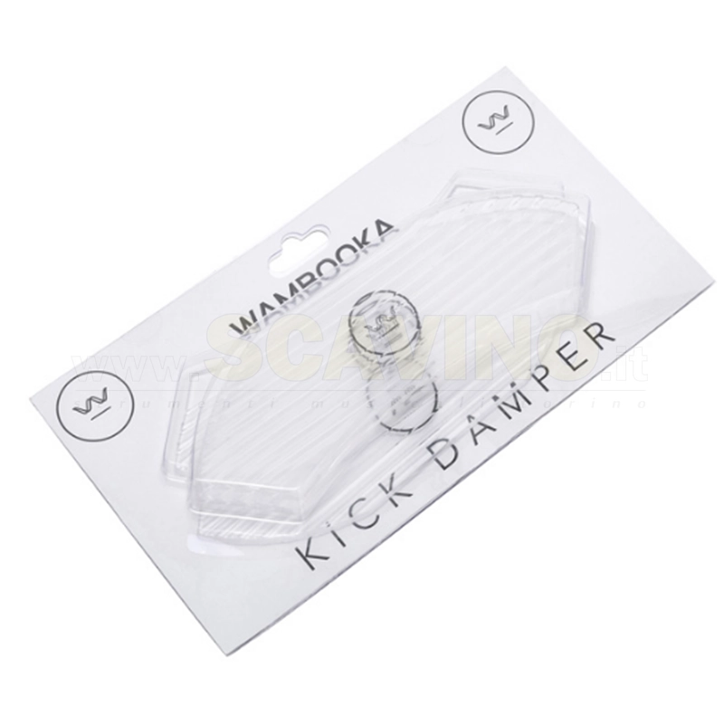 WAMBOOKA Kick Damper - Set di 4 Smorzatori per pelle cassa