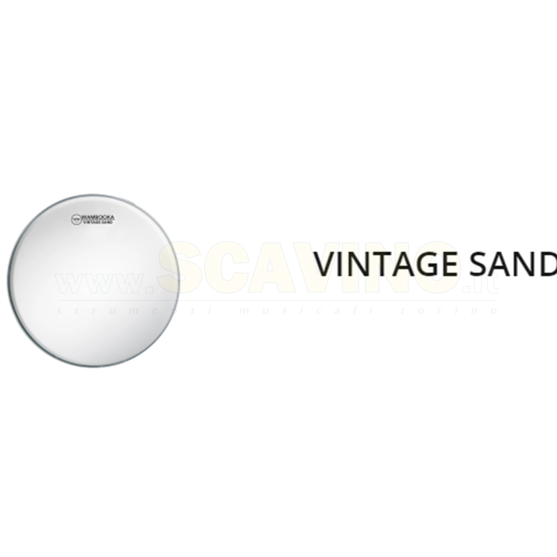 Wambooka Pelle 14" Vintage SAND WB-VS-14SB Pelle Rullante Sabbiata, Dot