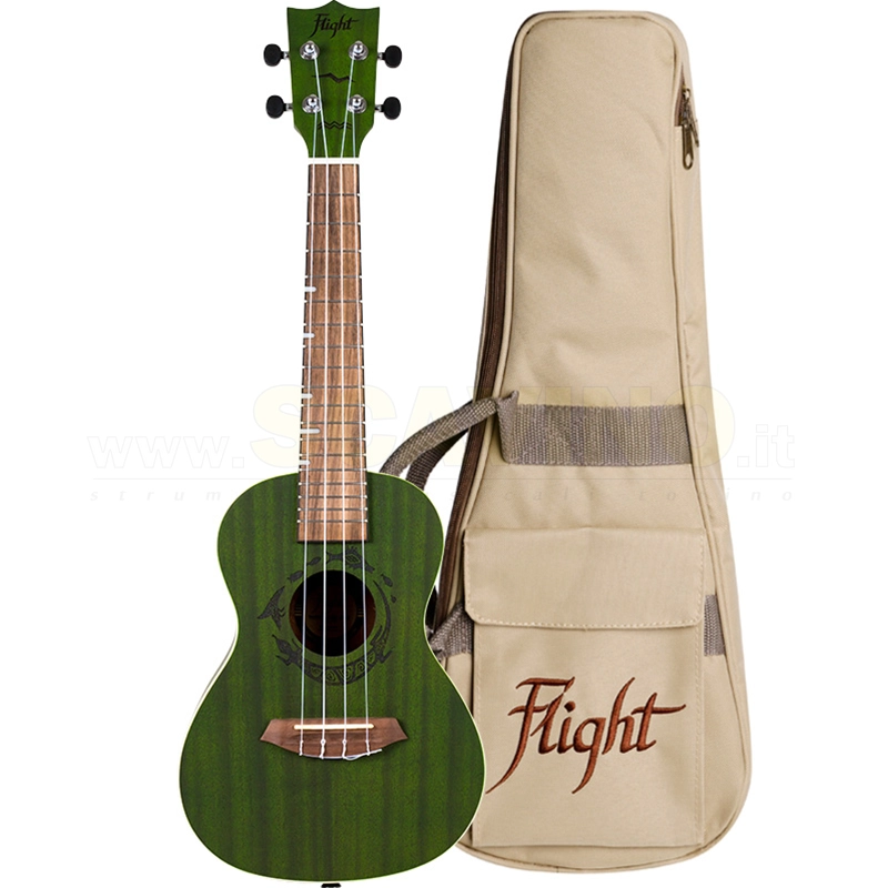 Flight DUC380 Ukulele Concerto Jade Gemstone