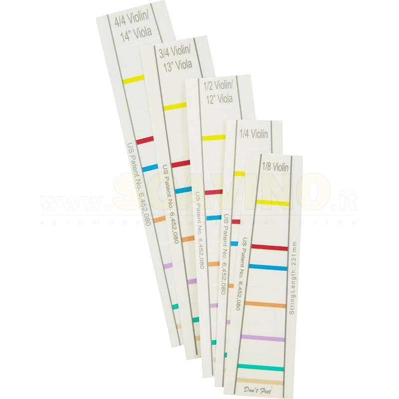 Segna Posizioni per Violino 3/4, Finger guide adesivo