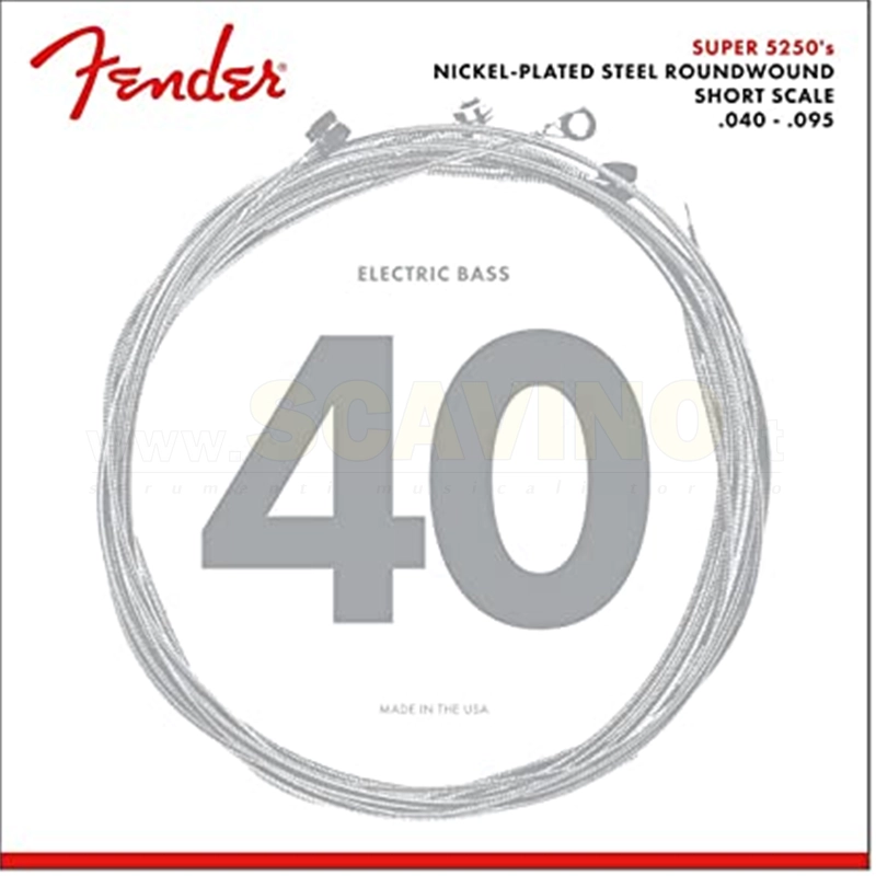 Fender 5250s Muta Corde 040-095 Extra Light per Basso