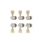 Gibson PMMH-050 Gibson Deluxe Yellow Key Tuner Set Nickel