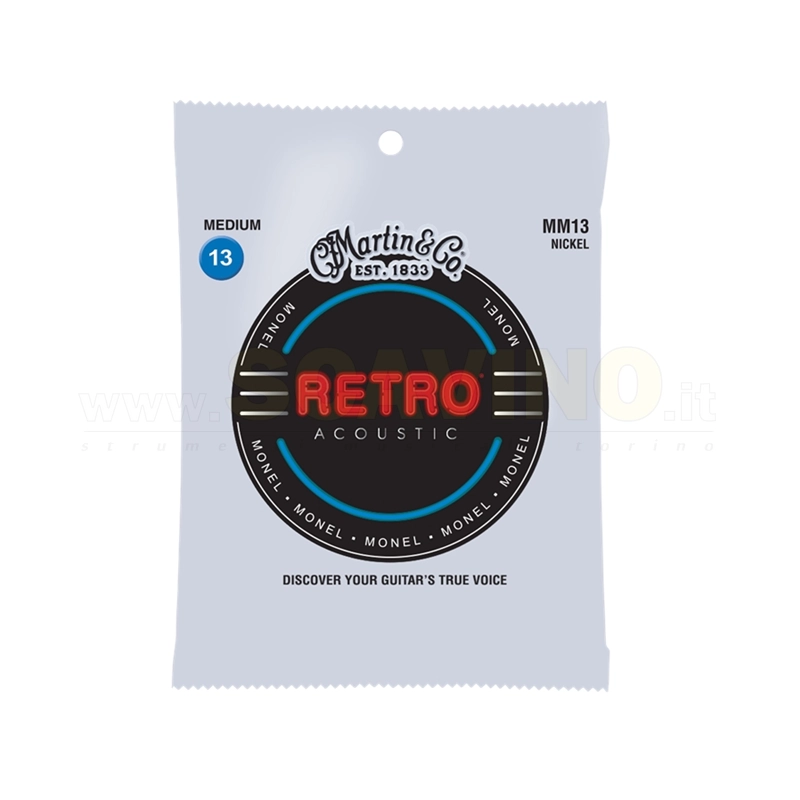 Martin & Co. MM13 Retro Acoustic Medium/Light Monel Wound 13-56