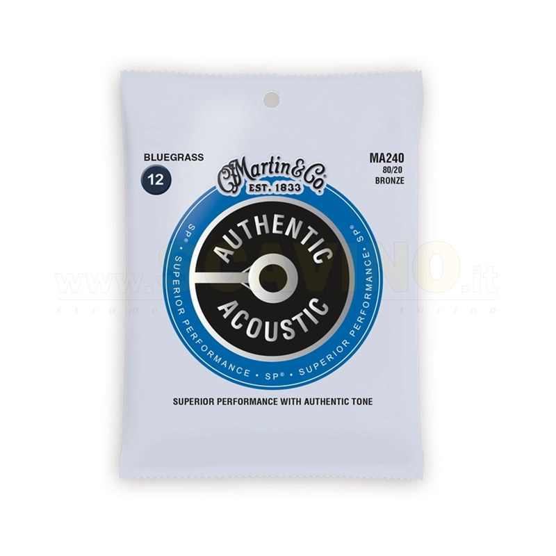 Martin & Co. MA240 Authentic SP Bluegrass Bronze 12-56