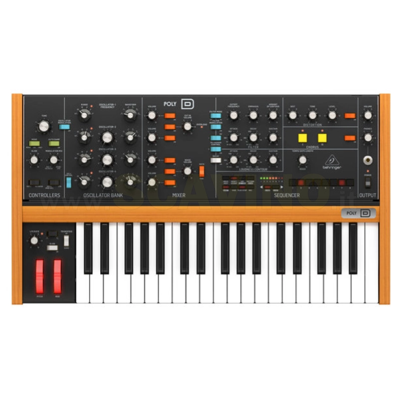 Behringer POLY D Sint Analogico Polifonico a 4 voci a 37 tasti