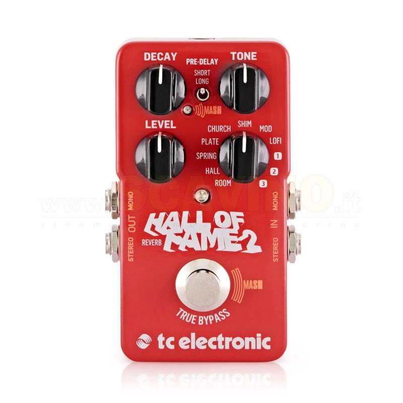 TC Electronic Hall of Fame 2 Effetto Riverbero a Pedale