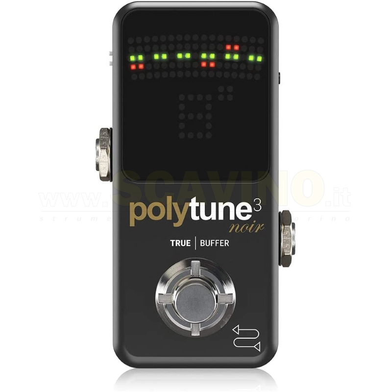 TC Electronic Polytune 3 accordatore finitura nera Mini