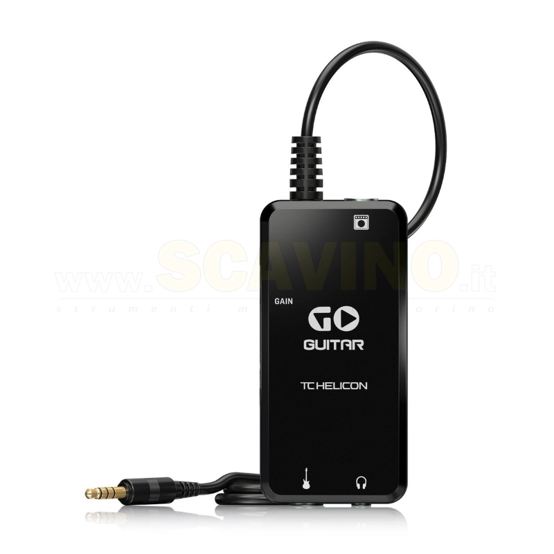 TC Helicon GO Guitar Preamplificatore per Chitarra per Dispositivi Mobili