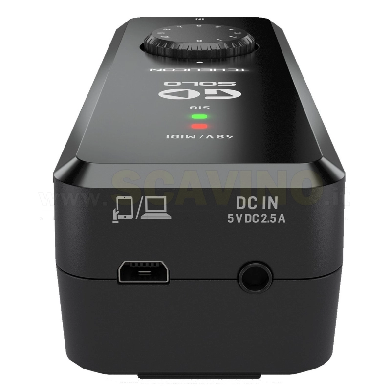 TC Helicon GO Solo Interfaccia Audio MIDI 1 Canale