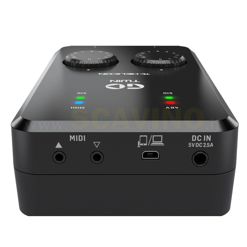 TC Helicon GO TWIN Interfaccia Audio MIDI 2 Canali