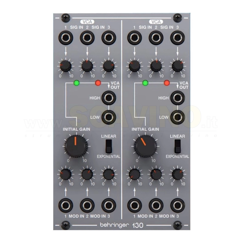 BEHRINGER 130 Dual VCA Modulo dual