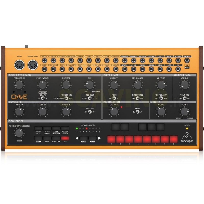 Behringer Crave Sinth analogico semi modulare con VCO 3340