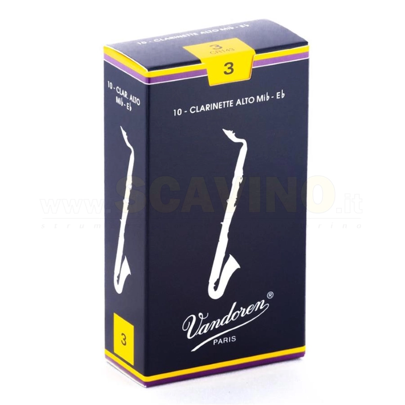 Vandoren Traditional Ance per Clarinetto Contralto 3.5