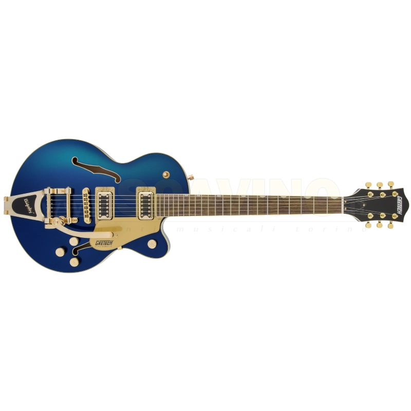 Gretsch G5655TG Azure Metallic Electromatic® Center Block Jr. Single-Cut with Bigsby® and Gold Hardware 2509700551