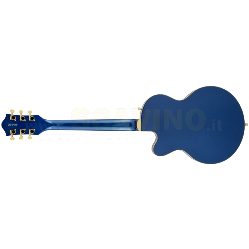 Gretsch G5655TG Azure Metallic Electromatic® Center Block Jr. Single-Cut with Bigsby® and Gold Hardware 2509700551