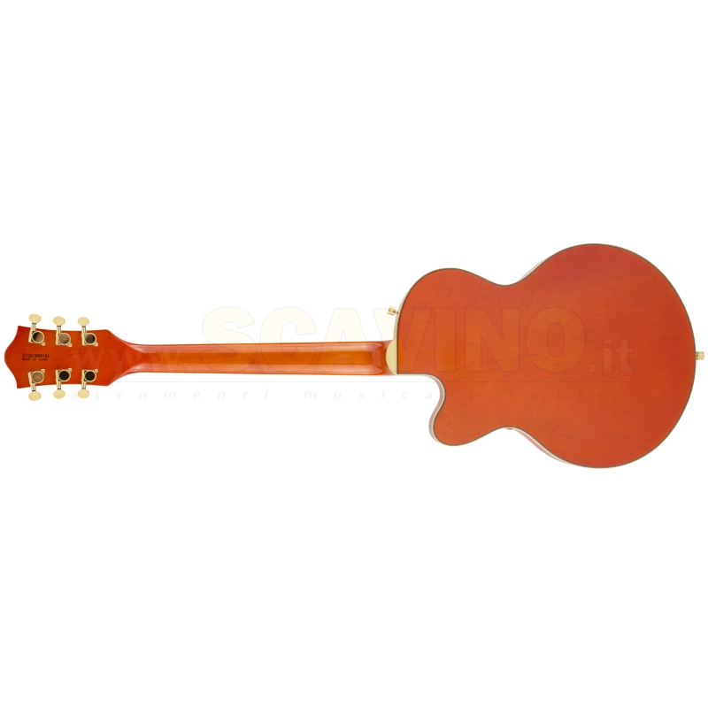 Gretsch G5655TG Orange Stain Electromatic® Center Block Jr. Single-Cut with Bigsby® and Gold Hardware 2509700512