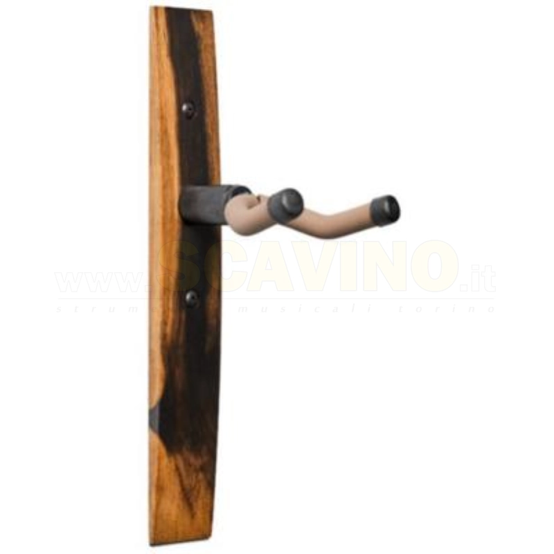 Taylor Guitar Hanger,Ebony,No Inlay Myrtlewood/Boxwood Inlay supporto chitarra da muro