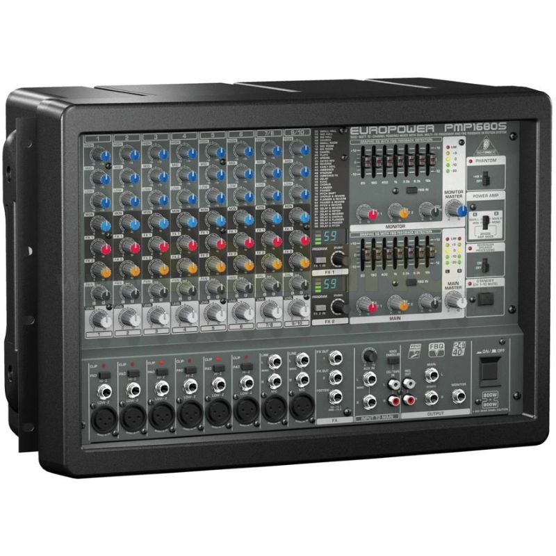 Behringer PMPM1680S Mixer 10 canali amplificato 1600watt