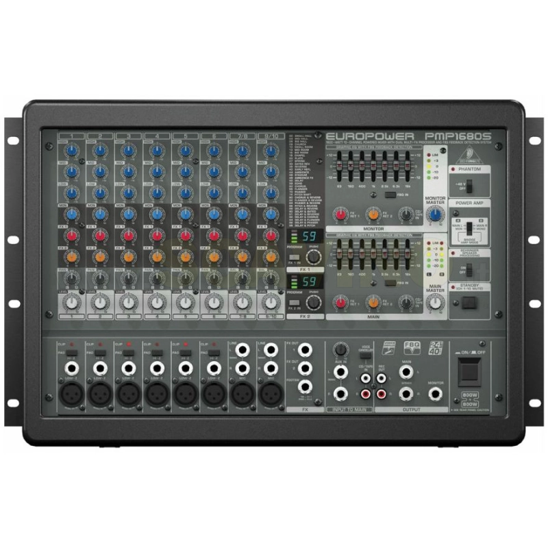 Behringer PMPM1680S Mixer 10 canali amplificato 1600watt