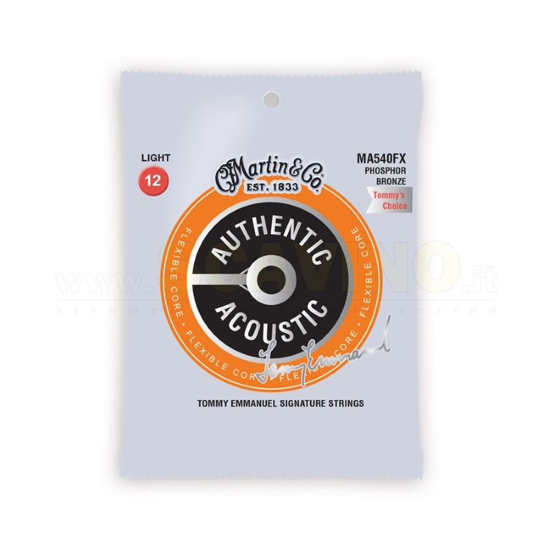 Martin & Co.MA540FX Authentic Flexible Core Light - Muta Tommy Emmanuel Signature 12-54
