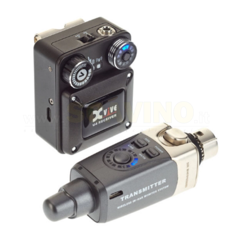 XVIVE U4 IN-EAR MONITOR Sistema ear monitor wireless digitale