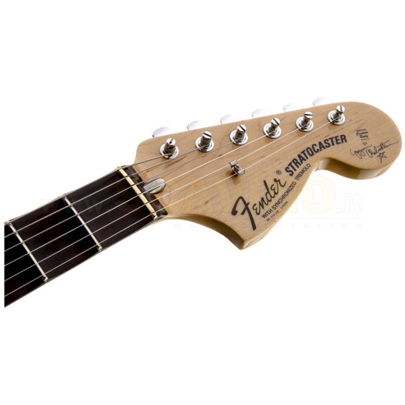 Fender Yngwie Malmsteen Stratocaster® Electric Guitars Yngwie Malmsteen Stratocaster®, Scalloped Rosewood Fingerboard, Vintage White 107110841