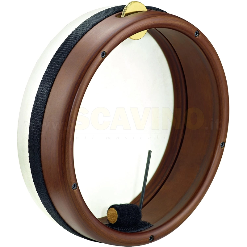 Meinl FD7KA Tamburo Kanjira tamburo a cornice con membrana in pelle di capra, diametro 19,05 cm (7,5") con piattini