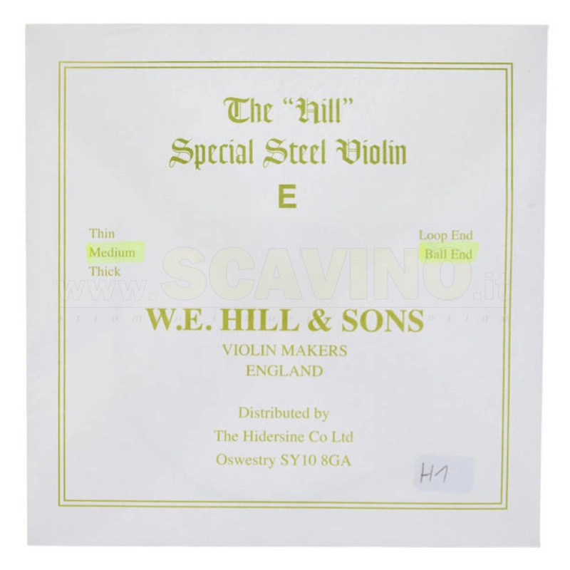 Hill Corda Mi Violino pallino Medium